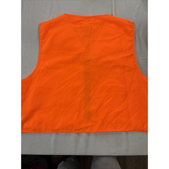 Mossy Oak Blaze Orange Upland Vest 2XL / 3XL Bird Deer Hunting Construction New - Picture 8 of 8